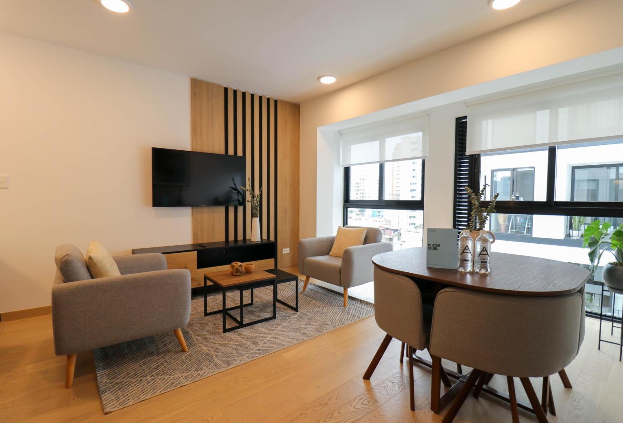 Splendid 1Br Duplex In Miraflores Lima Eksteriør billede